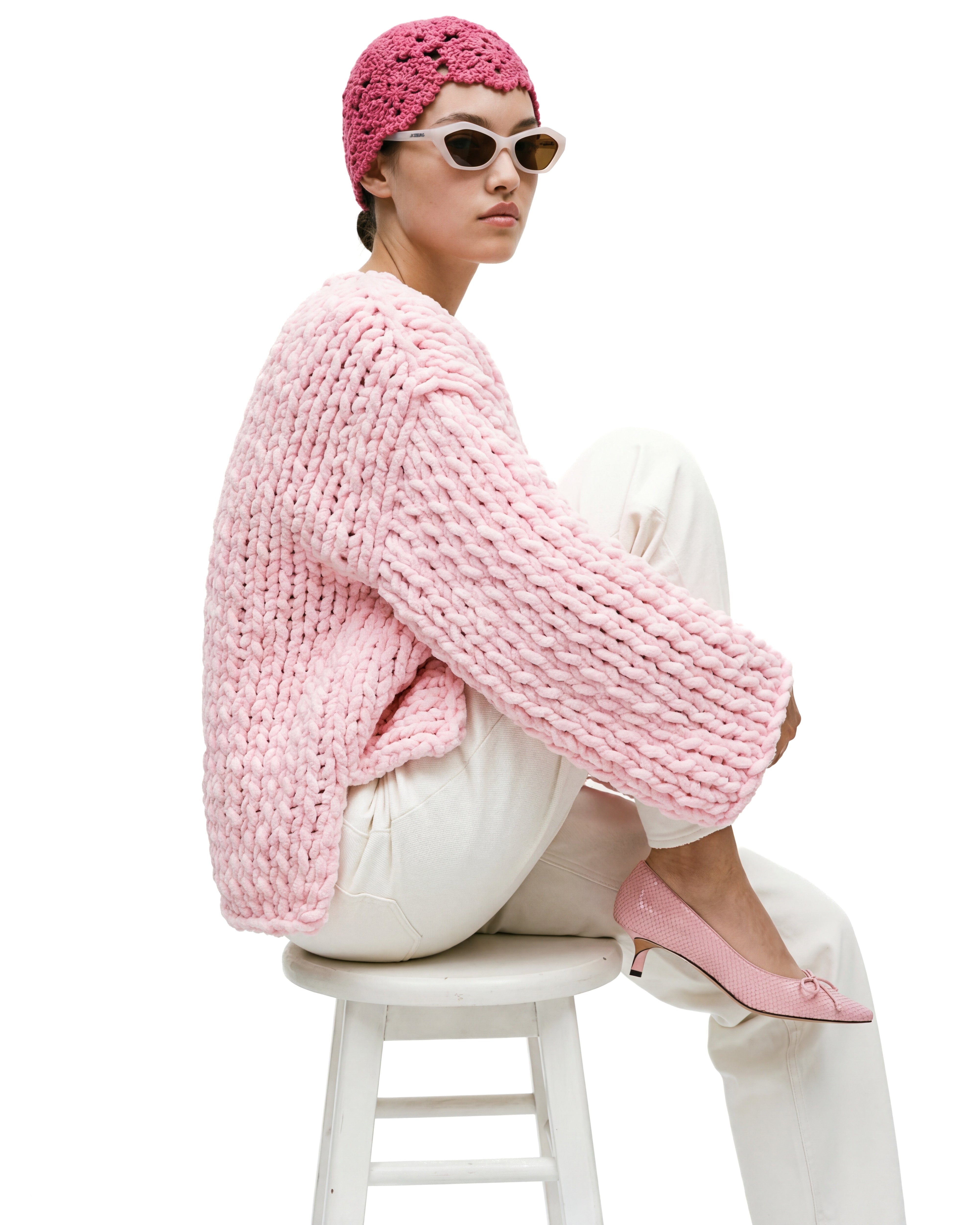 Plush V-neck Sweater