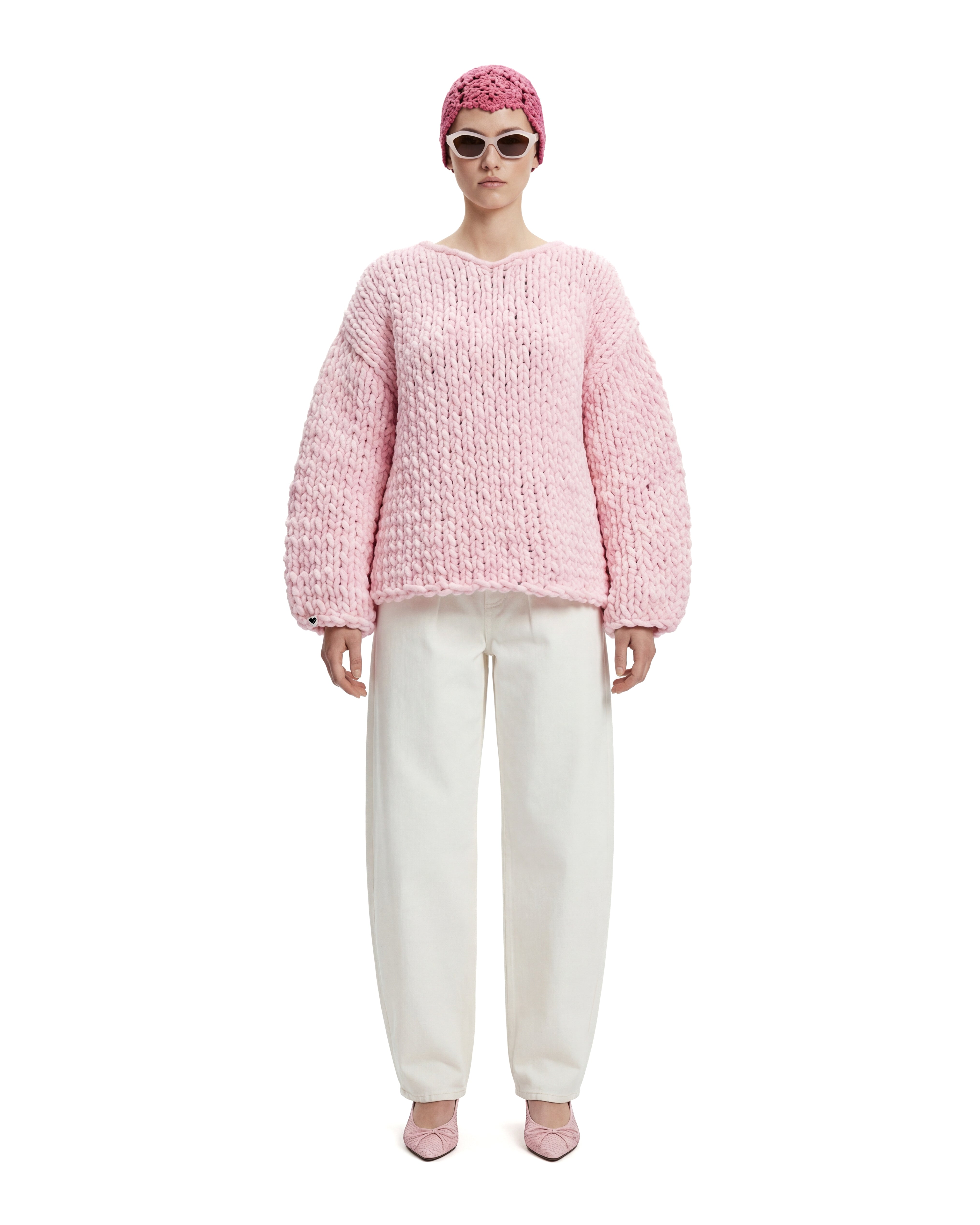 Plush V-neck Sweater