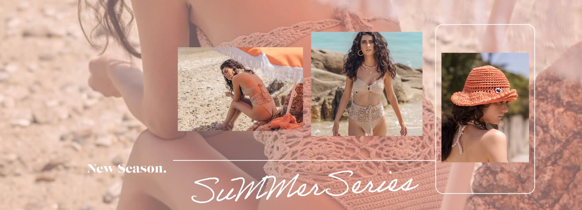summer vibes in crochet swimwear