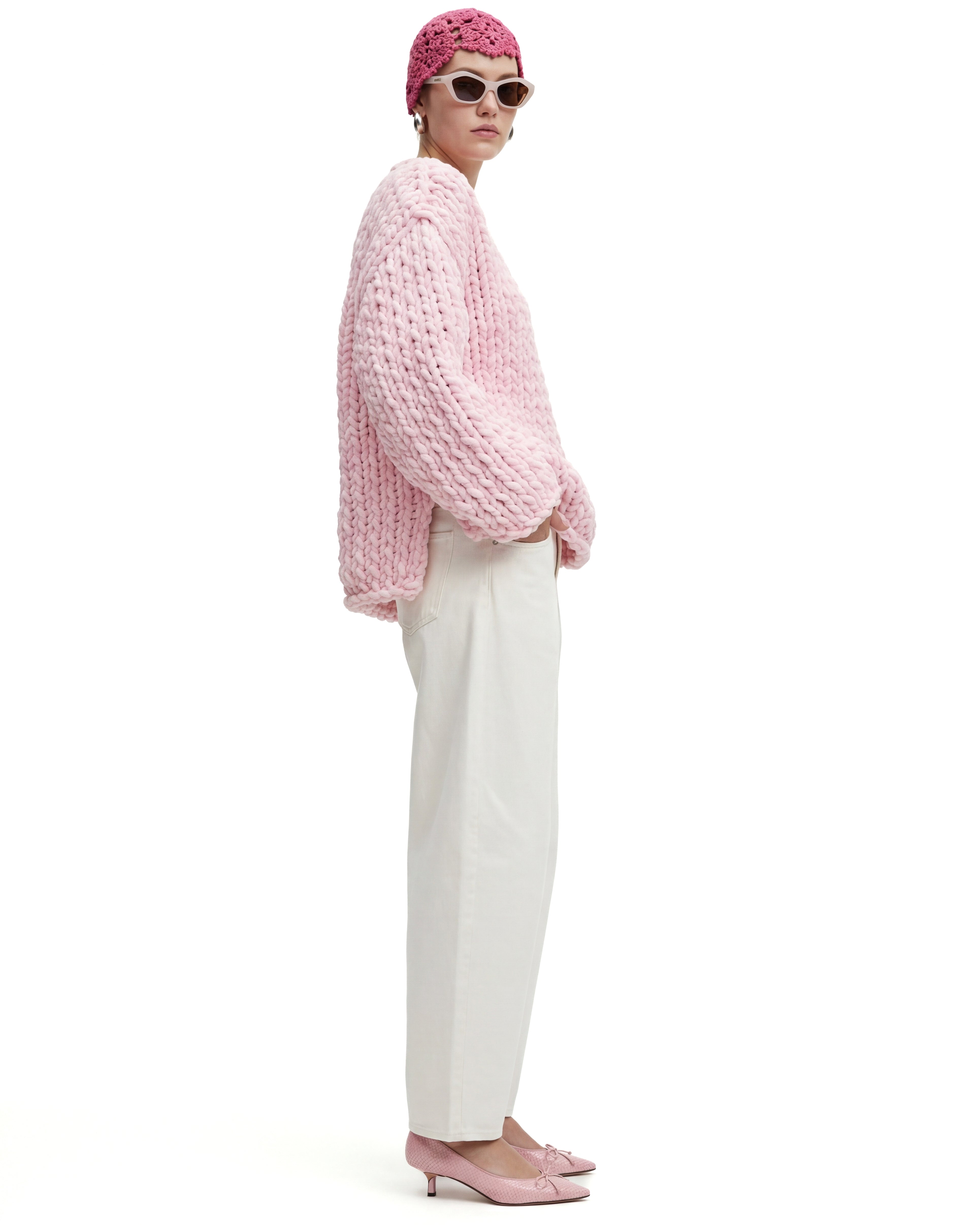 Plush V-neck Sweater