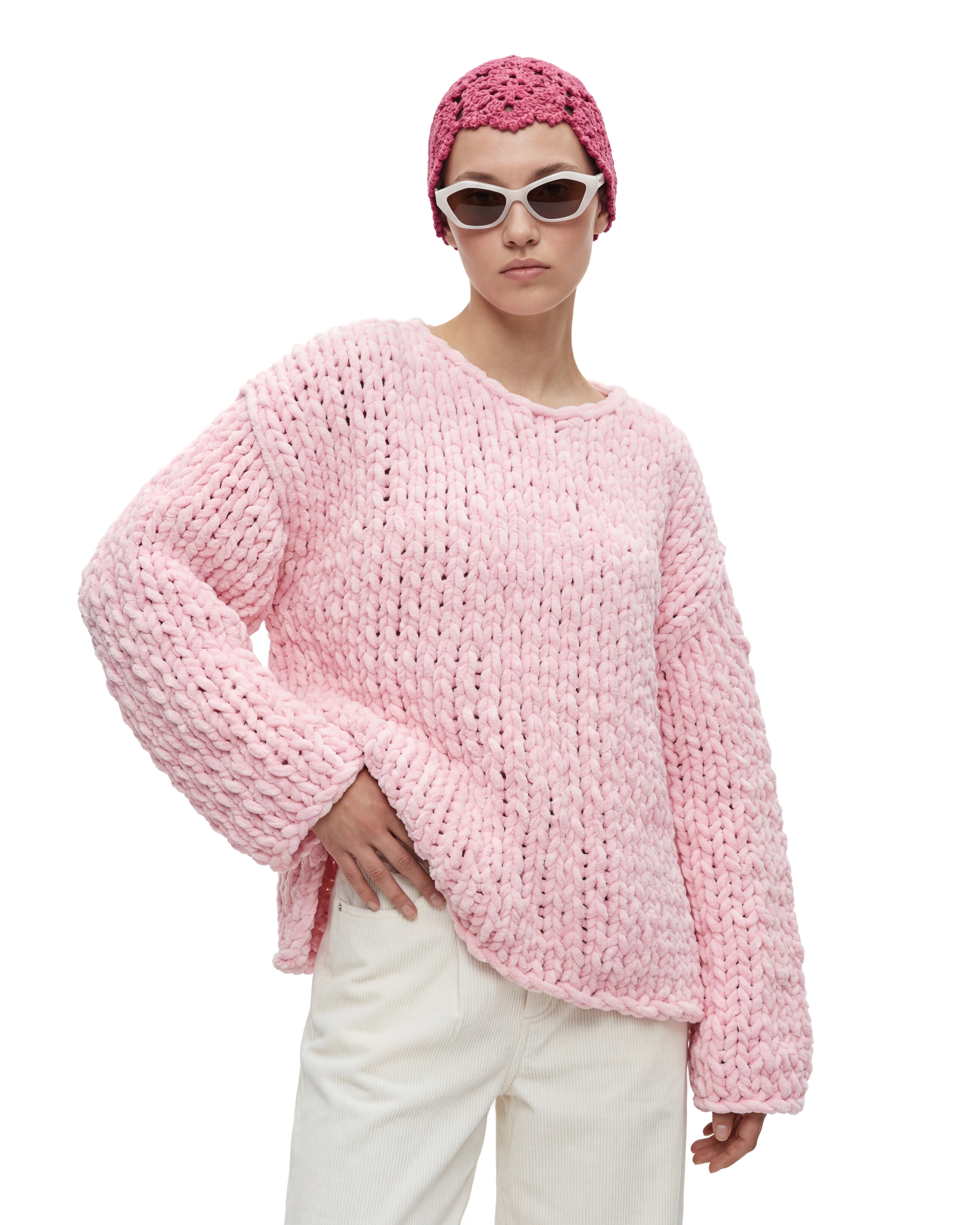 Plush V-neck Sweater