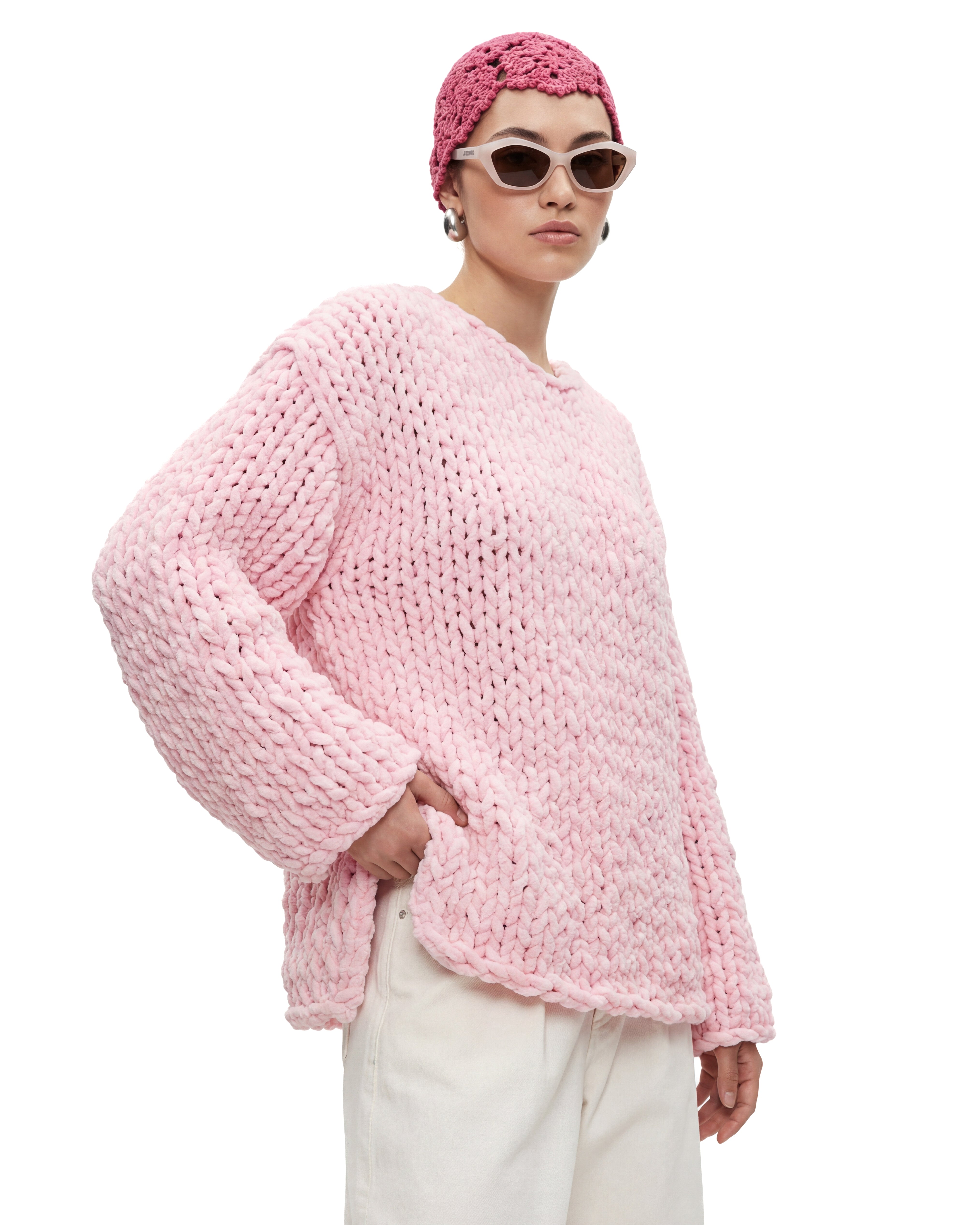 Plush V-neck Sweater